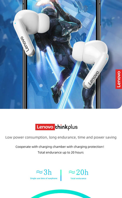 Lenovo Thinkplus XT88 in Ear Bluetooth Earphones with Dual Microphones, Stereo Noise Reduction, Bass HIFI Touch Earphones RELUX.STORE
