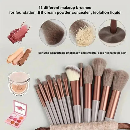 Makeup Brush Set Soft Fluffy Professiona Cosmetic Foundation Powder Eyeshadow Kabuki Blending Make Up Brush Beauty Tool Makeup RELUX.STORE
