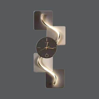 hot sale  Design Wall Clocks Big Size Art Luminous Living Room Wall Clock Minimalist Modern Home Decor