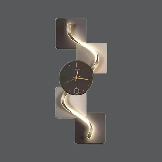 hot sale  Design Wall Clocks Big Size Art Luminous Living Room Wall Clock Minimalist Modern Home Decor