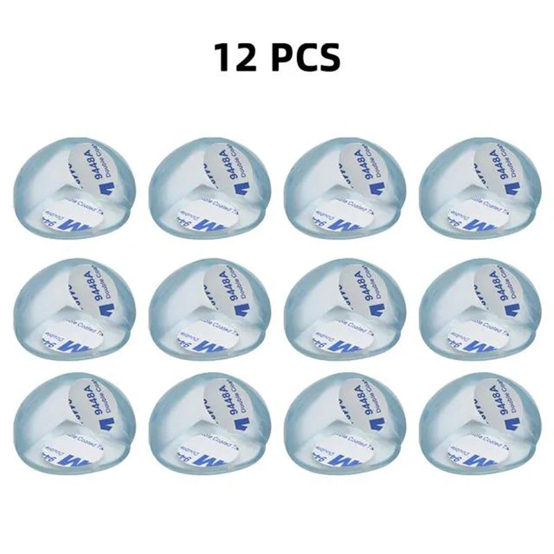 4pcs/8pcs/12pcs Children Baby Safety Silicone Protector Table Corner Edge Protector Child Anti-collision Edge Protector RELUX.STORE