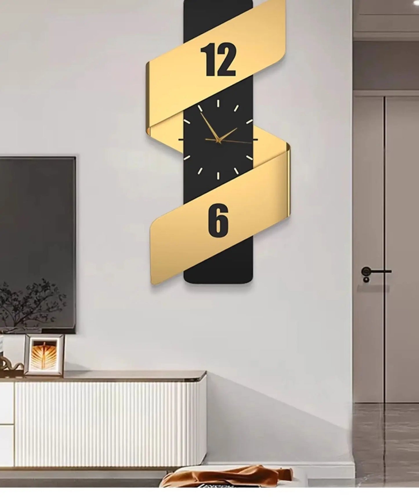 Luxury Digital Wall Clocks Living Room Art Mural Big Size Modern Wall Watch Minimalist Silent Horloge Murale Home Decoration RELUX.STORE
