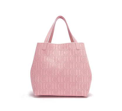 CH Ladies Shoulder Bag Fashion Classic New Pure Color Outer Pocket Ladies Handbag High Quality Craft Large Capacity Handbag RELUX.STORE