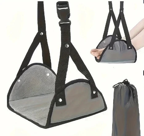 Adjustable foot hammocks for travel, car, airplane rest, office hanging, simple leg support foot pads, foot hammocks RELUX.STORE