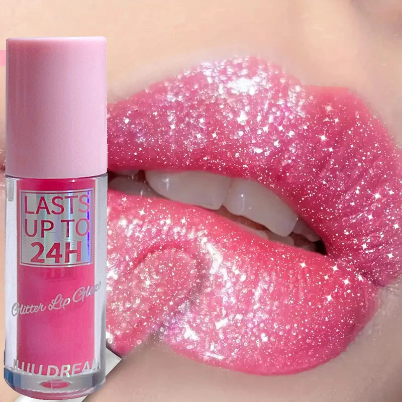 Flowing light Glitter Lip Glaze Long Lasting Lip Gloss Waterproof Liquid Lipstick Makeup Lip Oil Lip Tint Moisturizing RELUX.STORE