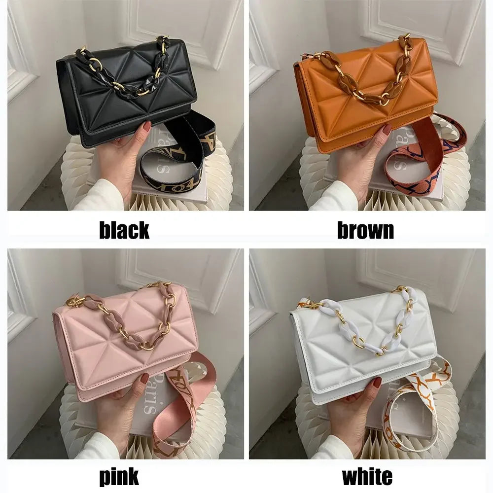 Fashion Women Shoulder Bag Handbags PU Leather Flap Bag Female Large Capacity Casual Crossobdy Clutch RELUX.STORE