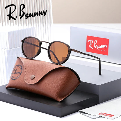 Design Retro Round Frame Sunglasses For Men Polarized UV400 Women Causal Driving Glasses Accessories RELUX.STORE