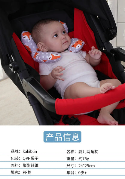 New Baby Pillow Protective Travel Car Seat Head Neck Support Pillows Newborn Children U Shape Headrest Toddler Cushion 0-3 Years