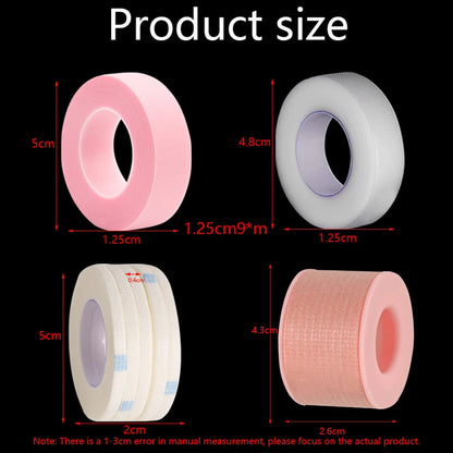 1/3/5 Rolls Eyelashes Extension Tape PE Adhesive Tools Under Eye Pads For Micropore Lashes Grafting Supplies Lash Lifting Tapes RELUX.STORE