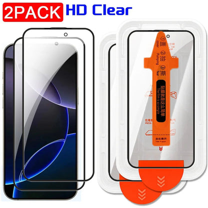 1/2/3Pcs Dust Free Installation Privacy Screen Protector for IPhone 16 17 Pro Max Plus 17 Air Anti-spy / HD Clear Tempered Glass RELUX.STORE