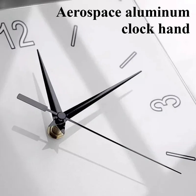 Nordic Wall Clocks Art Decor Led Elegant Wall Clock Modern Luxury Design Aesthetic Electronic Clocks Living Room Decorations