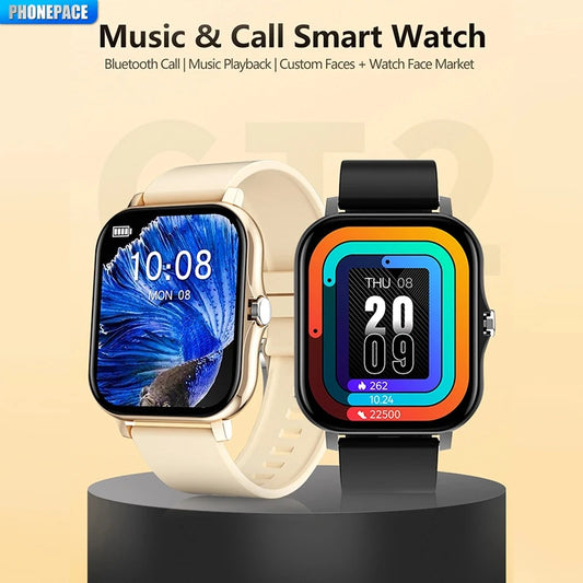 PHONEPACE Y13 Smart Watch with Call Function Fitness Tracker Heart Rate Monitor Alarm Clock for Outdoor Sports Monitoring