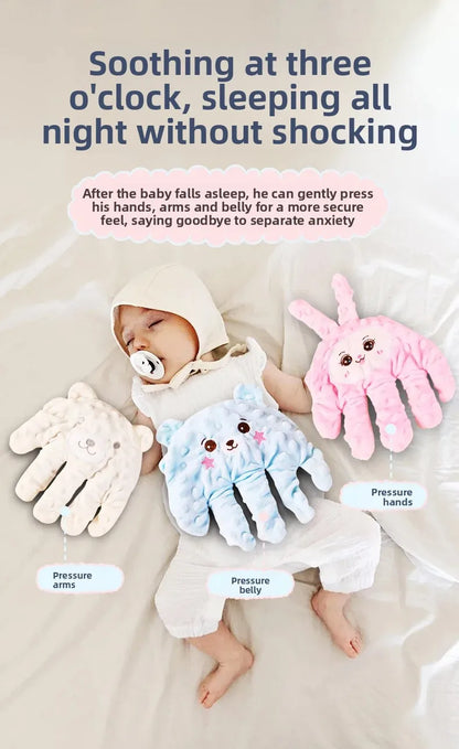 0-3Y Electric Baby Soothing Palm Hand Automatic Patting Sleep Companion Beater Sleeping Aid Pillow soother Toys for Calming Baby