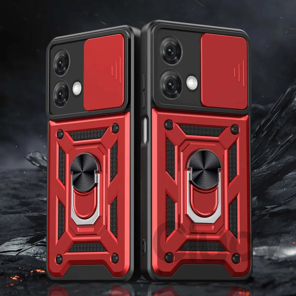 For Motorola Mote G84 G54 G34 G14 G53 G62 G42 G10 G20 G30 E22i E20 E30 E40 Case Slide Camera Shockproof Armor Protect Cover RELUX.STORE