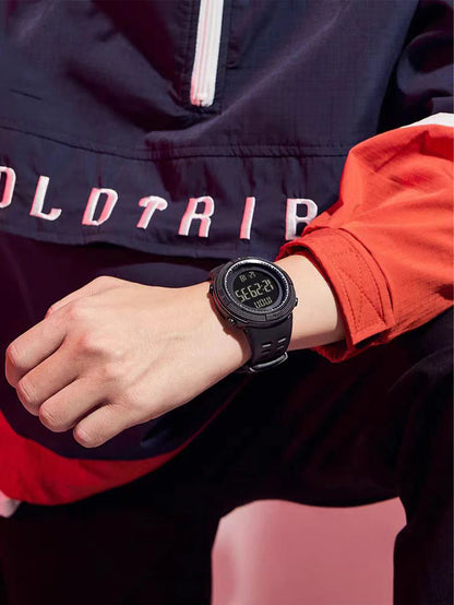 Men's sports watch, outdoor mountaineering and running digital countdown electronic men's watch, student's first choice LED cloc