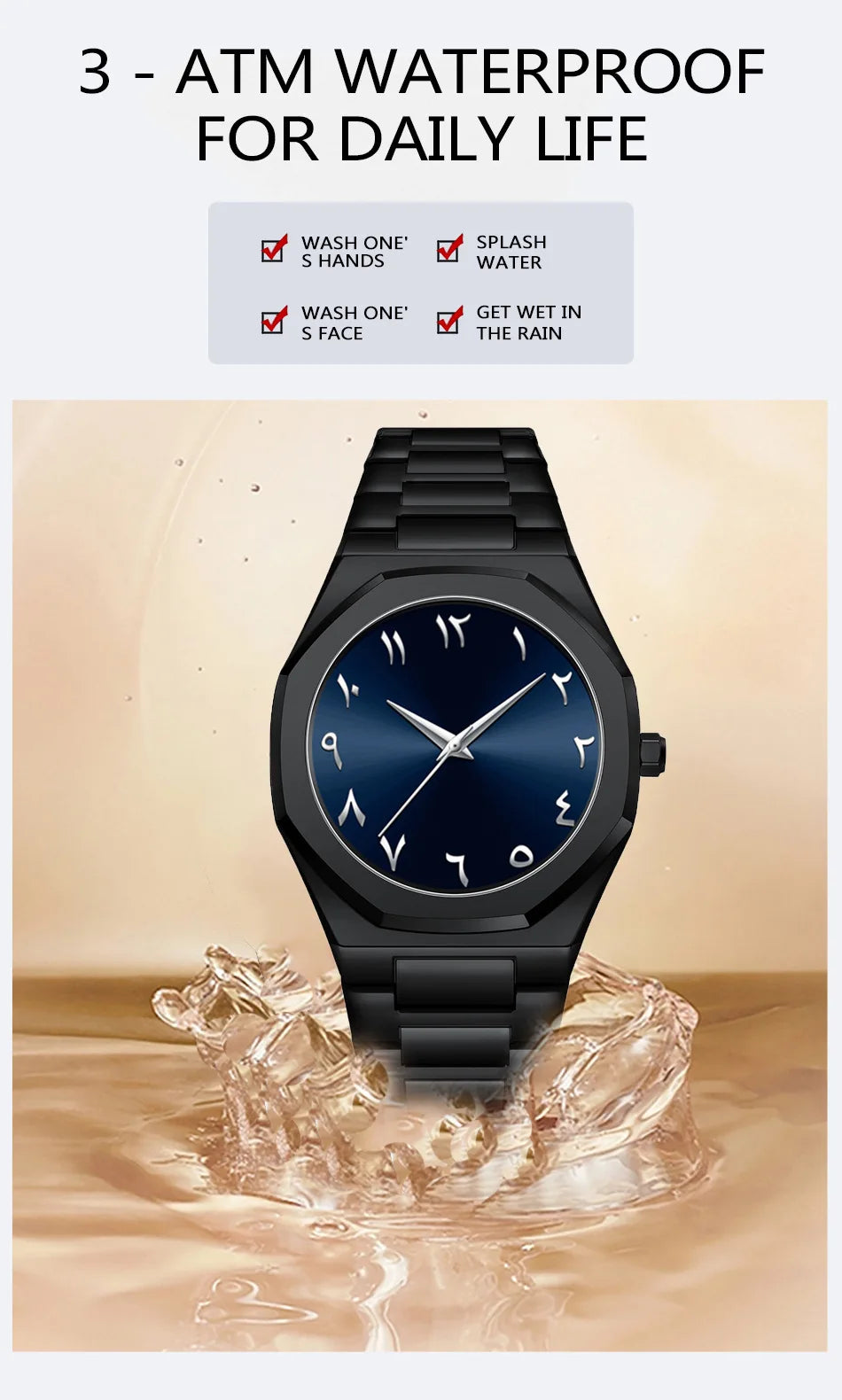 Stainless Steel Band Men Wrist Watches For Male Clock Top Brand Luxury Fashion Black Men Watches Quartz Wristwatches