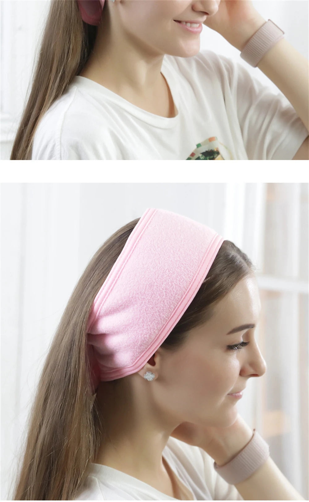 Eyelash Extension Headband Makeup Eyelash Extension Supplies Lashes Accessories Face Washing Bath SPA Facial Adjustable Headband RELUX.STORE