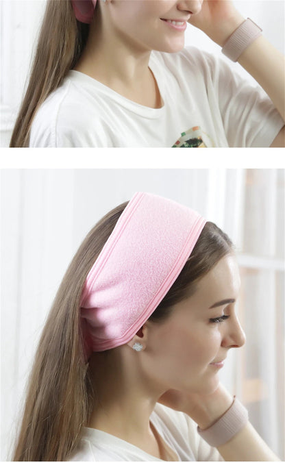Eyelash Extension Headband Makeup Eyelash Extension Supplies Lashes Accessories Face Washing Bath SPA Facial Adjustable Headband RELUX.STORE