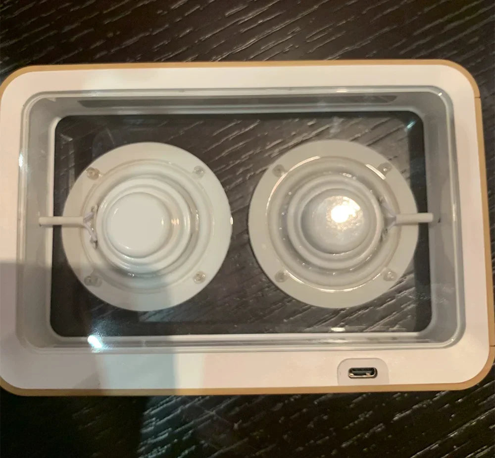 Wireless Bluetooth Speaker with Duel Horn Transparent Comfortable Reading Light Portable Stereo HIFI Sound Quality Music Box