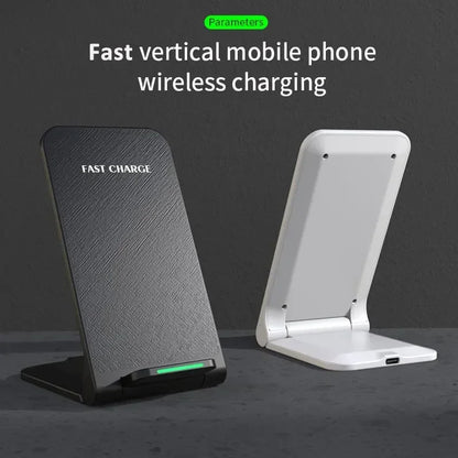Foldable 30W Wireless Charger Stand Pad For iPhone 16 15 14 13 12 Pro X XS 8 Samsung Xiaomi Induction Fast Charging Dock Station