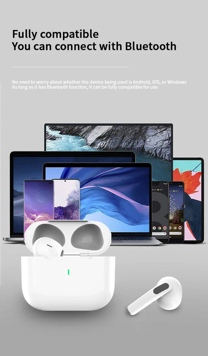Original Air Pro True Wireless Bluetooth Earphones Headphones HiFi Sound Low Latency Noise Reduction Earbuds for IPhone Android RELUX.STORE