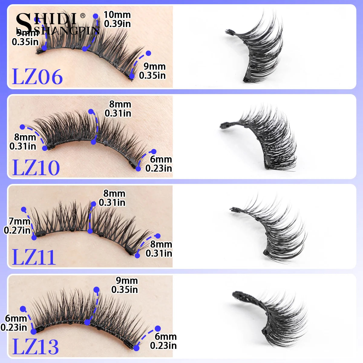 1 Pair Reusable Magnetic Eyelashes Tweezers Set Faux Mink Lashes Handmade 3D Natural False Eyelashes and Magnetic Tweezers Set RELUX.STORE
