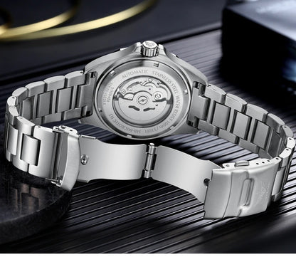 Yelang V1019 Brand 44MM Men Watch NH36 100M PROFESSIONAL WATERPROOF Deep Diving Mechanical Automatic Watch Sapphire Lens Reloj
