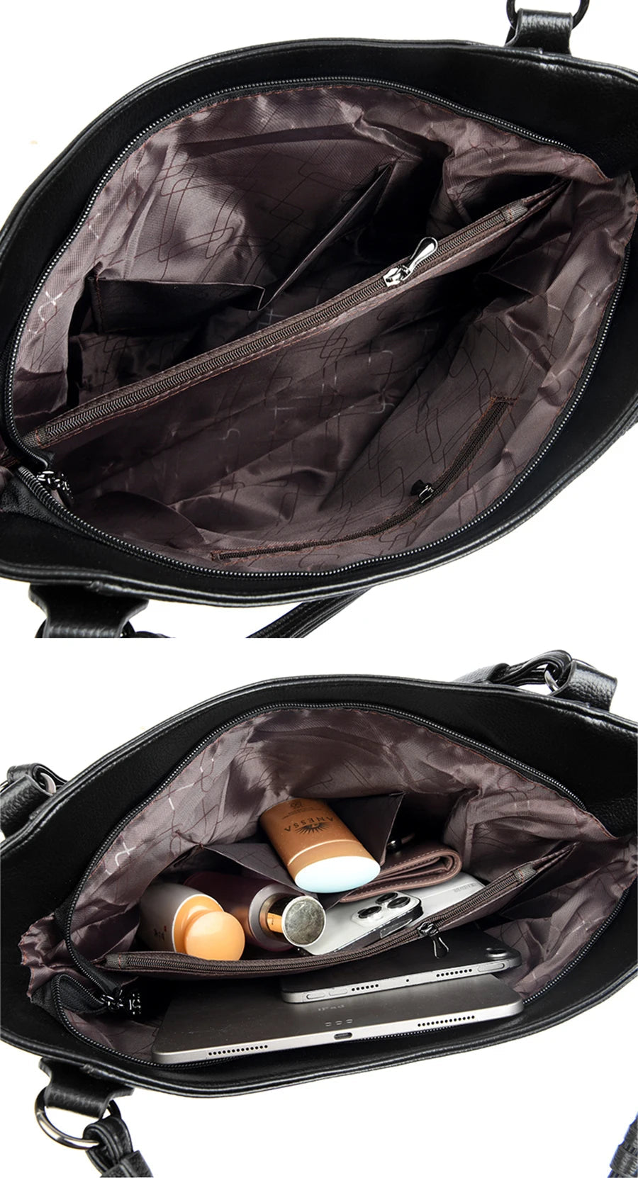 Luxury Soft Genuine Leather Handbag Fashion Women Shoulder Messenger Bag Solid Color Cowhide Tote Fashion Female Crossbody Sac RELUX.STORE