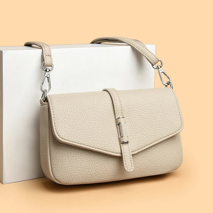 Fashion Luxury Leather Mini Backpack for Women, Small Retro Phone Crossbody Bag, Elegant Shoulder Purse, Trendy Designer Handbag RELUX.STORE