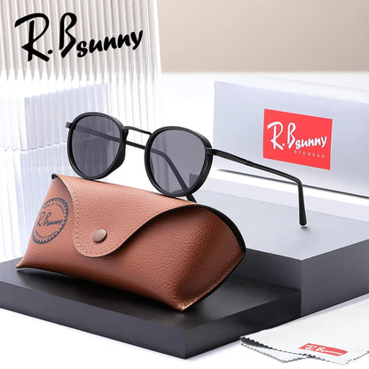 Design Retro Round Frame Sunglasses For Men Polarized UV400 Women Causal Driving Glasses Accessories RELUX.STORE
