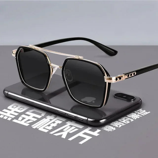 Trendy Sunglasses for Men Professional Day Night Driver Sun Glasses Male Fashion Vintage Eyewear Shades UV400 Protection RELUX.STORE