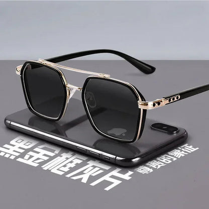 Trendy Sunglasses for Men Professional Day Night Driver Sun Glasses Male Fashion Vintage Eyewear Shades UV400 Protection RELUX.STORE