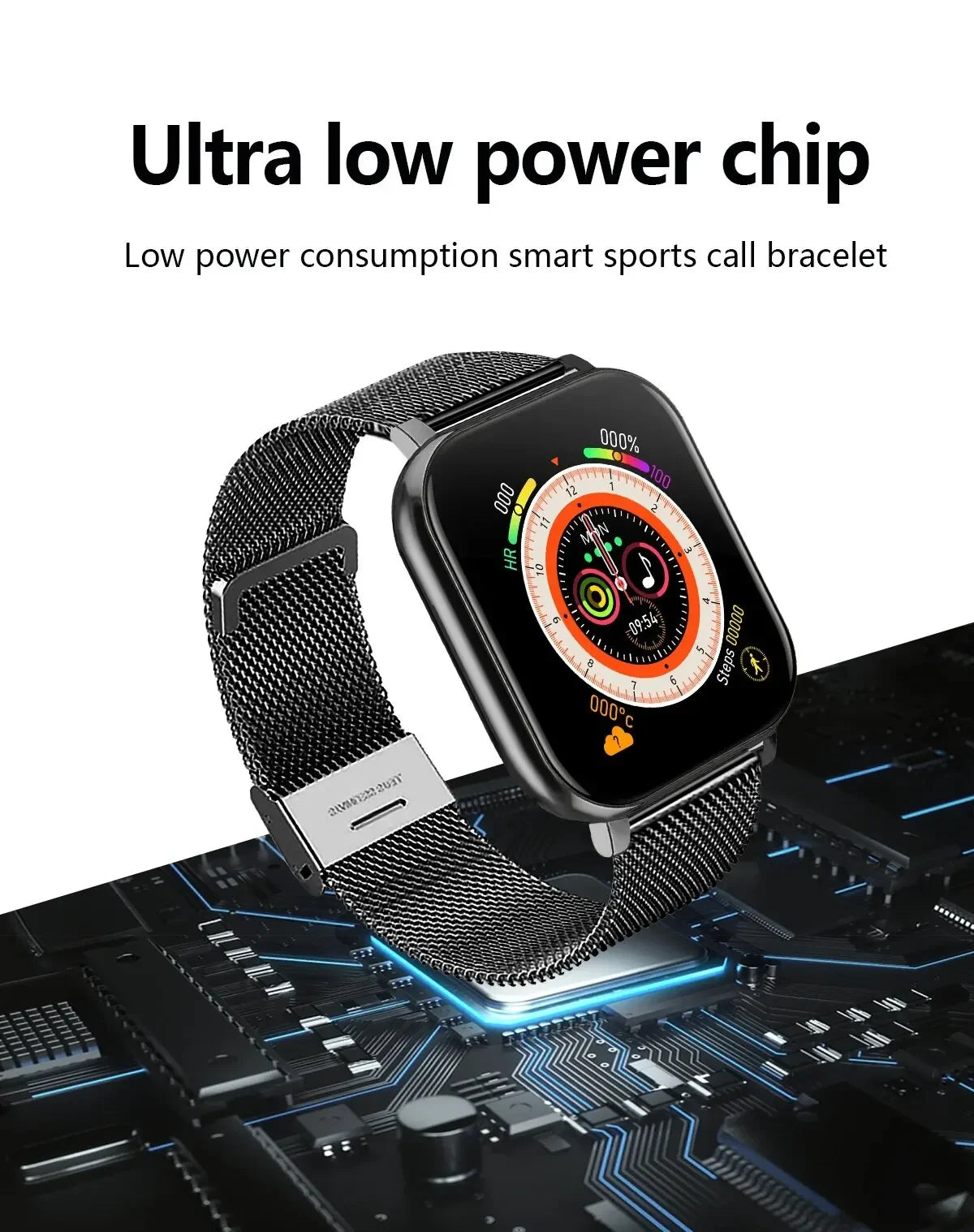 LAXASFIT Smart Watch For Men Women Gift Sports Fitness Watches Bluetooth Calls Digital Smartwatch Wristwatch