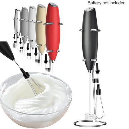 Powerful Electric Milk Frother, Handheld Mini Whisk for Coffee, Latte, Cappuccino, Kitchen Tools, Household Essentials