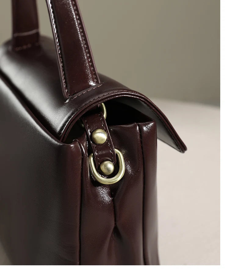 Women Cowhide Genuine Leather Tote Bag Lady Designer Luxury Soft Leather Handbag Fashion Crossbody Bags Female Shoulder Handbag RELUX.STORE