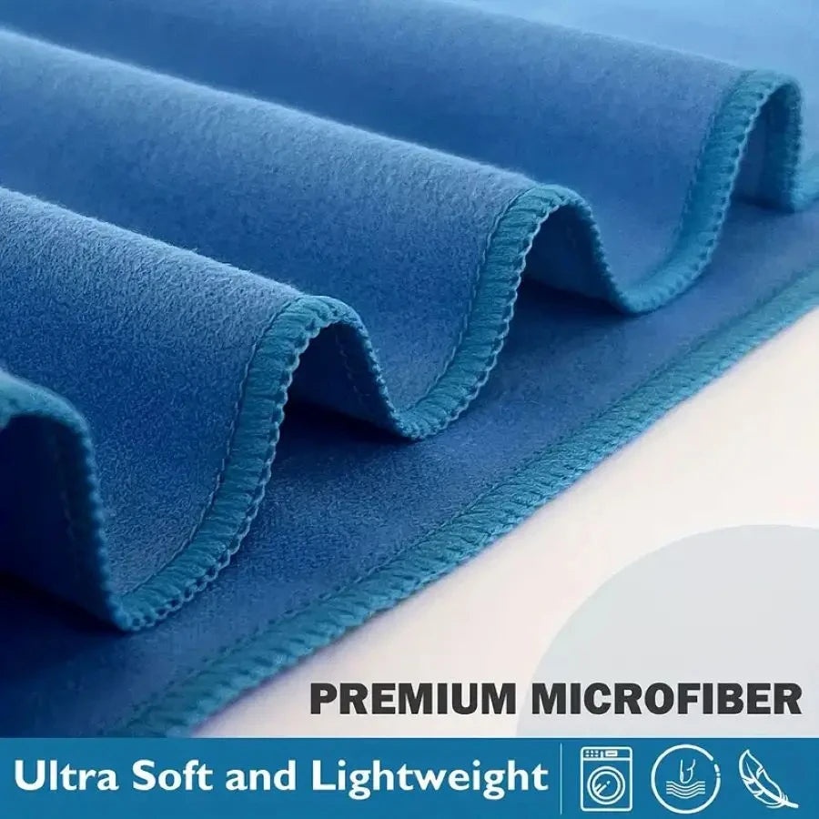 Microfiber Quick Dry Sandproof Towel | Lightweight Compact for Swim Yoga Gym Beach Travel Sports Accessories