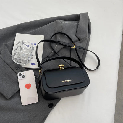Simple Fashion Mini Square Women Crossbody Bags 2024 Luxury Designer Purses And Handbags Box Shape Pure Color Shoulder Satchels RELUX.STORE