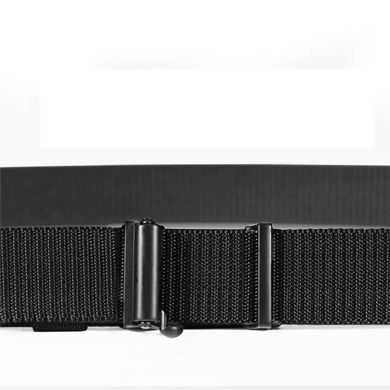 Casual Men's Nylon Belt Woven Canvas Breathable Automatic Buckle Belt For Men Outdoor Sports Strap Fashion Jeans Belt RELUX.STORE