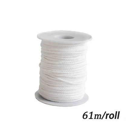 100pcs/bag Pre-Waxed Smokeless Candle Wicks with Holder DIY Cotton Thread Wicks Soy Wax Beewax Candle Wicks Making Accessories