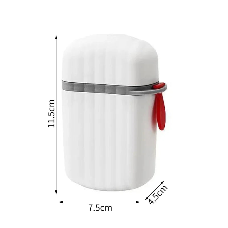 Fashion Portable Sealed Waterproof Soap Box for Travel, Hiking, and Camping - Draining Design