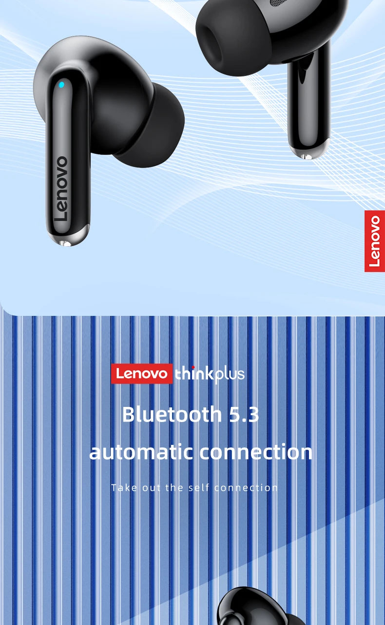 Lenovo Thinkplus XT88 in Ear Bluetooth Earphones with Dual Microphones, Stereo Noise Reduction, Bass HIFI Touch Earphones RELUX.STORE