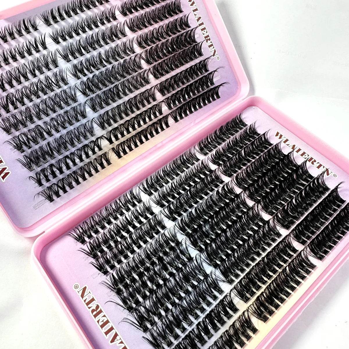 Faux Mink Eyelashes 540Cluster C Curled 9-16mm Mixed Natural Eyelash Extension 3D Russian Strip Personal Eyelash Makeup Tool RELUX.STORE