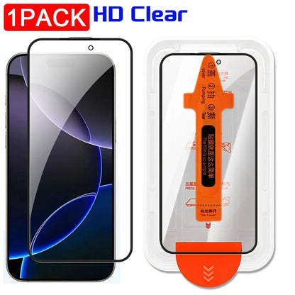 1/2/3Pcs Dust Free Installation Privacy Screen Protector for IPhone 16 17 Pro Max Plus 17 Air Anti-spy / HD Clear Tempered Glass RELUX.STORE