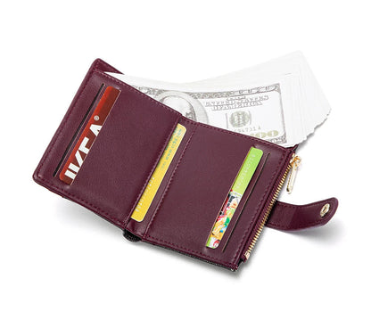 Women's Wallet Premium Sense Fashion Women's Card Bag Temperament Convenient Carrying Women's Small Bag Elegant High Quality RELUX.STORE
