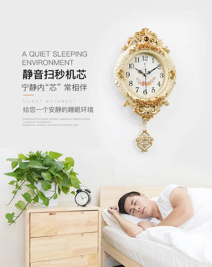 Art Mural Luxury Wall Clocks Modern Bedrooms Creative Simple Wall Watch Nordic Minimalist Reloj De Pared Home Decoration RELUX.STORE