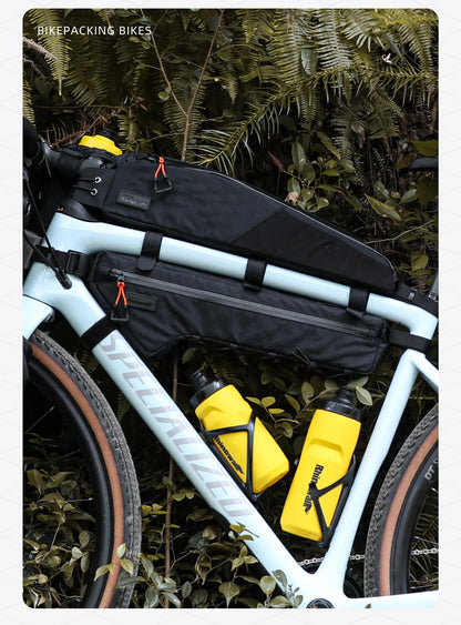 Rhinowalk Bike Frame Bag Water-Resistant Bicycle Triangular Crossbeam Bag For Mtb&Road Gravel Bike With Frame Lengths Over 17 In