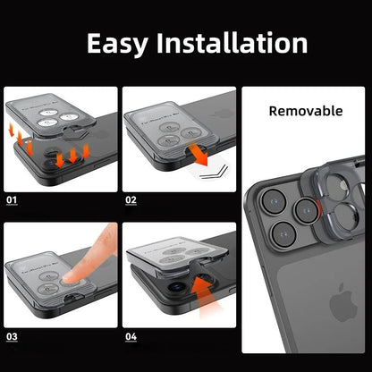 Removable Easy Install Lens Cover For iPhone 17 Pro Max 17 Air Dust Free Camera Protector Back Lens Glass Cap RELUX.STORE