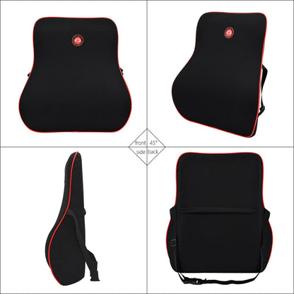 Memory Foam Car Seat Pillow Car Neck Pillow Protective Lumbar Back Support Breathable Car Headrest Cushion For Travel