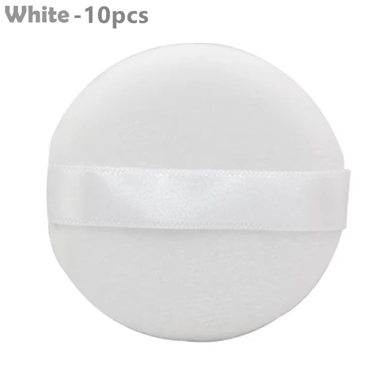 5/10Pcs Round Makeup Sponges Cosmetics Tools Soft Velvet Powder Puff Blender Sponges Facial Foundation Puffs Make Up Accessories RELUX.STORE