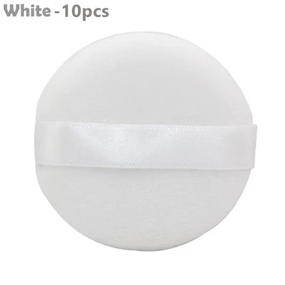 5/10Pcs Round Makeup Sponges Cosmetics Tools Soft Velvet Powder Puff Blender Sponges Facial Foundation Puffs Make Up Accessories RELUX.STORE
